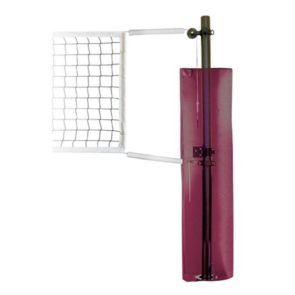 First Team First Team Stellar Complete Aluminum Recreational Aluminum Volleyball System; Scarlet Stellar Complete-SC - main